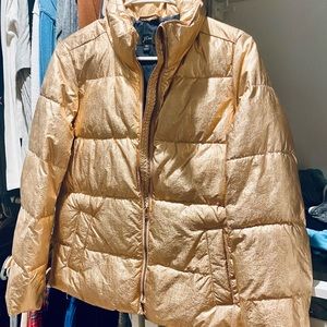 J crew puffer jacket.